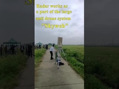 लक्ष्य वर्गीकरण क्षमता उच्च सटीकता बहु लक्ष्य ट्रैकिंग के साथ निम्न ऊंचाई रडार